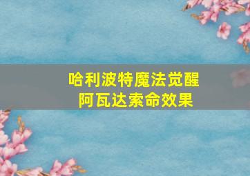 哈利波特魔法觉醒 阿瓦达索命效果